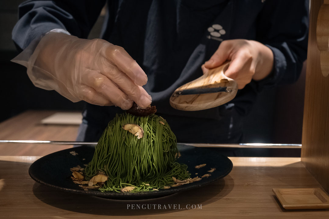 【日本】東京美食。茶寮翠泉︱桌邊現做抹茶蒙布朗，還有超萌3D拉花飲品