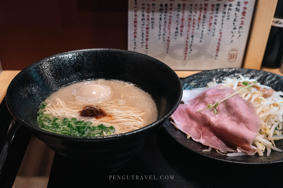 【日本】東京美食。博多豚骨らぁ麺一絆︱菜量滿滿，上野神似一蘭的美味拉麵